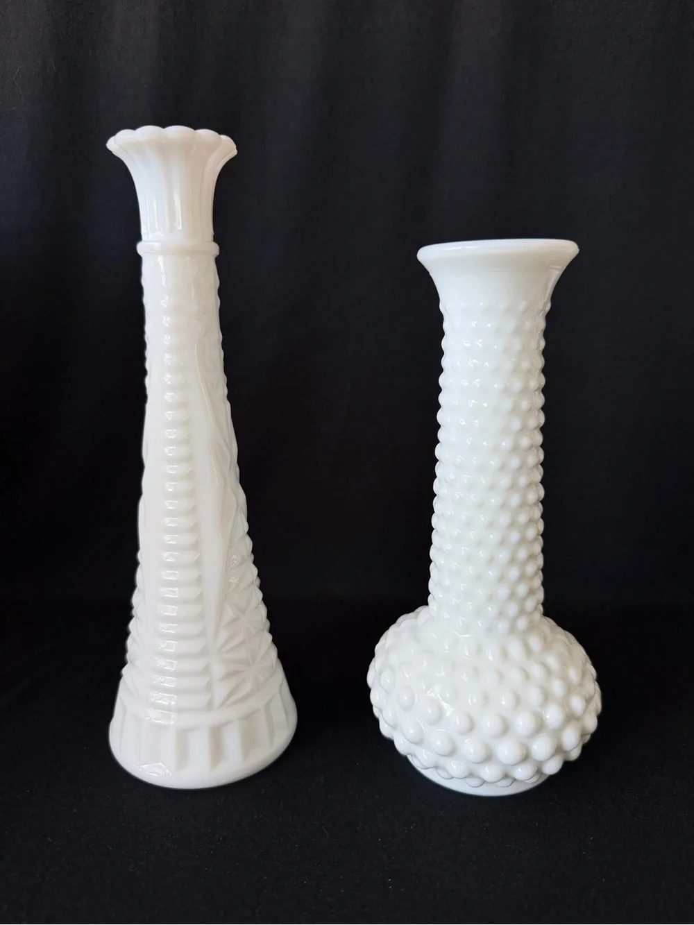 2 Vases - Anchor Hocking & EO Brody